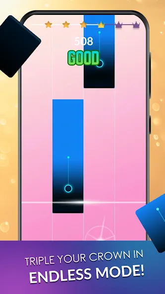 Скачать Piano Dream: Tap Piano Tiles 3 — Последняя версия (Все песни разблокированы) — скриншот 2
