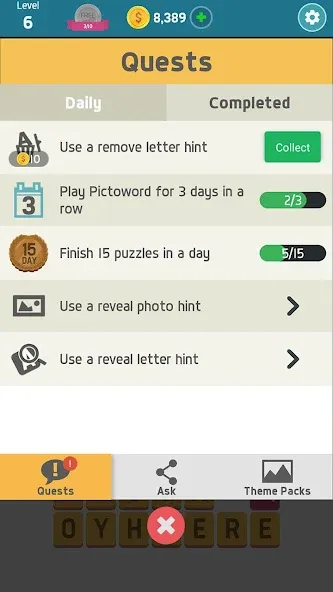 Pictoword: Fun Brain Word Game — Много подсказок — скриншот 4
