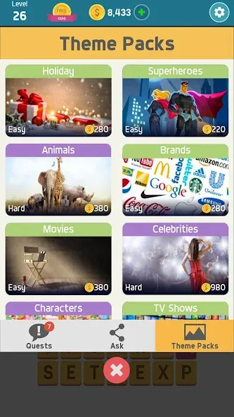 Pictoword: Fun Brain Word Game — Много подсказок — скриншот 5