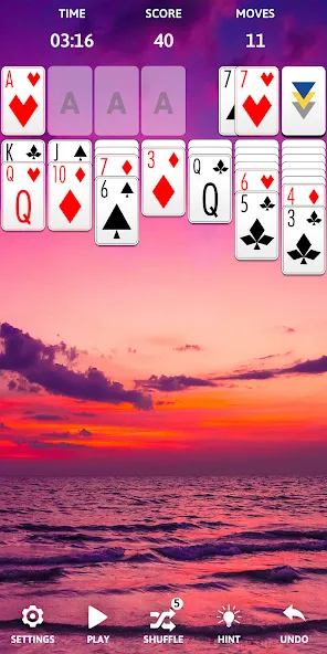 Скачать Solitaire Classic Era Games на Android — Много денег — скриншот 5