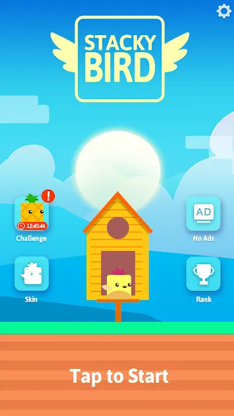 Stacky Bird: Fun Egg Dash Game (Мод Много денег) — скриншот 1