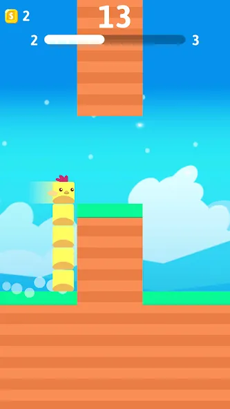 Stacky Bird: Fun Egg Dash Game (Мод Много денег) — скриншот 2