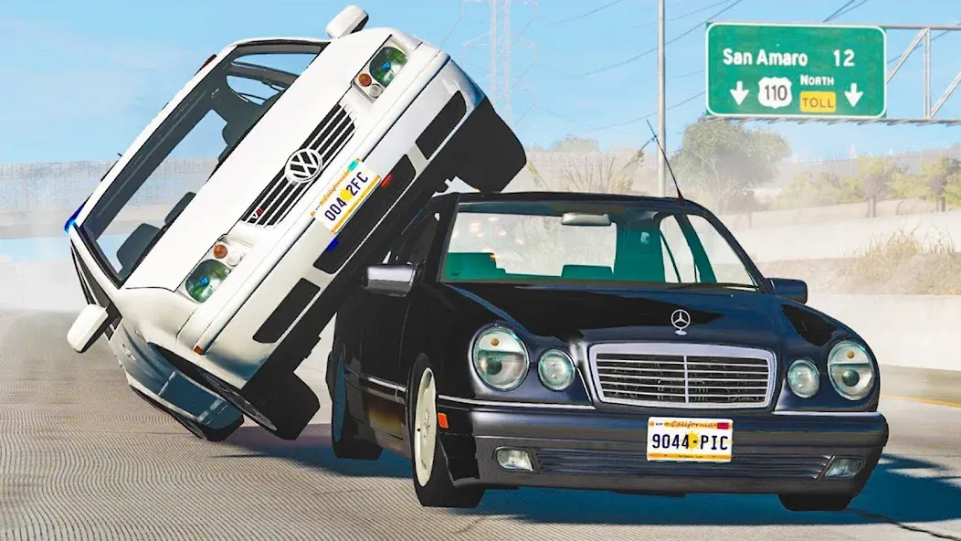 Realistic Car Crash Simulator Mod APK Много денег — Скачать на Андроид — скриншот 2