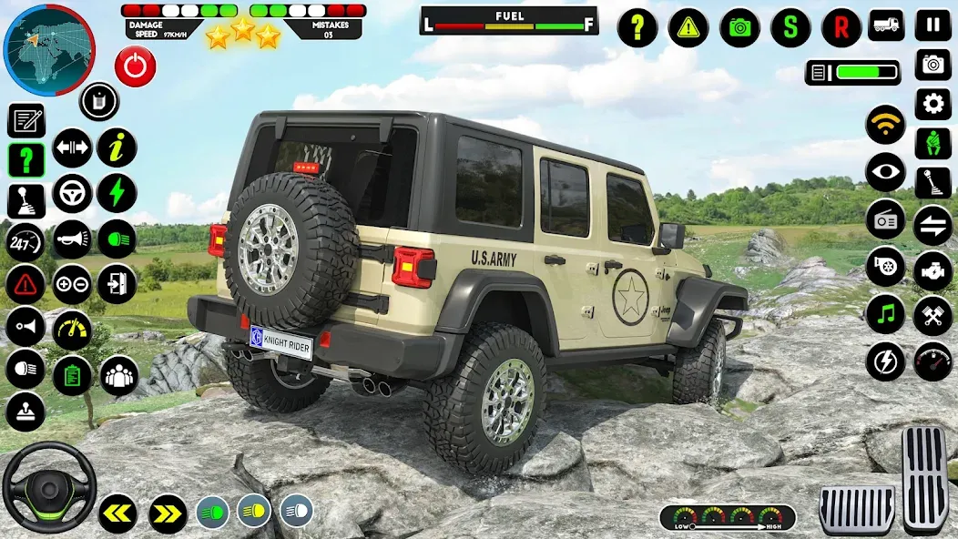 Army Truck Transporter Game 3D MOD — Много денег на Андроид — скриншот 1 Army Truck Transporter Game 3D MOD — Много денег на Андроид — скриншот 1