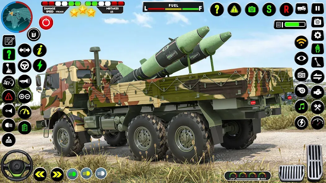 Army Truck Transporter Game 3D MOD — Много денег на Андроид — скриншот 3 Army Truck Transporter Game 3D MOD — Много денег на Андроид — скриншот 3