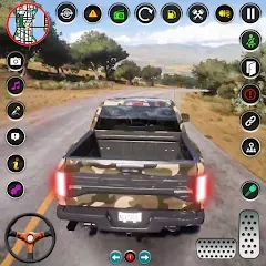 Army Truck Transporter Game 3D MOD — Много денег на Андроид