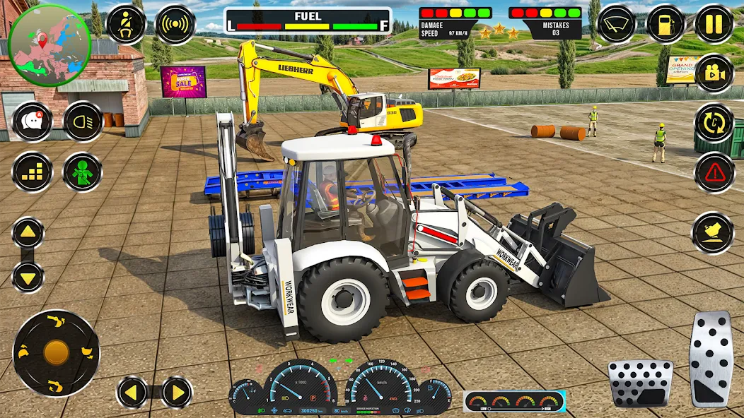 Скачать Real JCB Construction Games 3D на Android — Много денег — скриншот 1