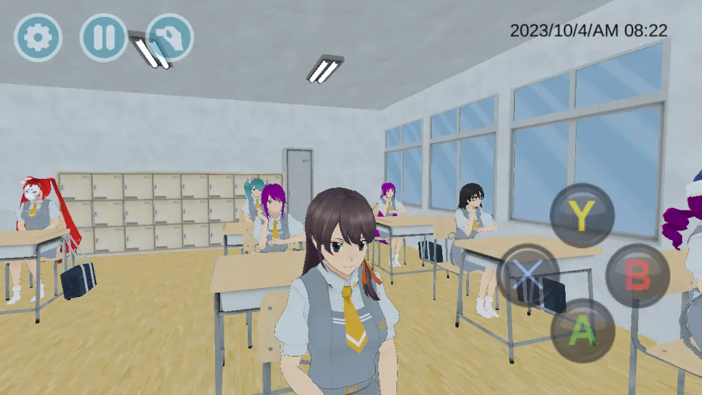 Скачать High School Simulator 2018 на Android — Много денег — скриншот 1
