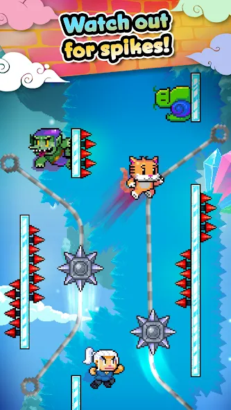 Wall Kickers — Взломанная версия (Много денег) — скриншот 4