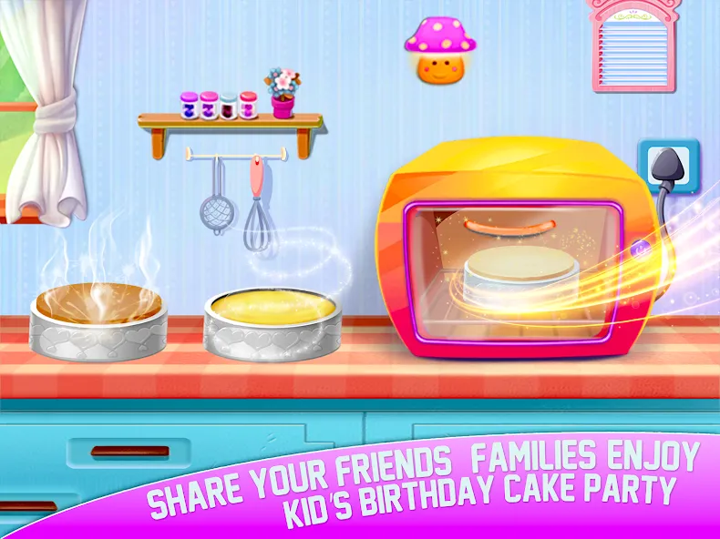 Взлом Cake Maker Sweet Bakery Games — Много денег — скриншот 4