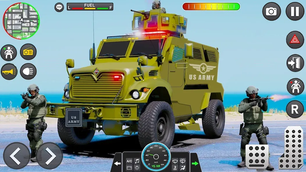 Скачать Army Vehicle Cargo Transport на Android — Много денег — скриншот 1