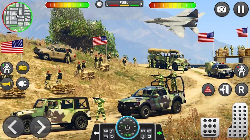 Скачать Army Vehicle Cargo Transport на Android — Много денег — скриншот 2