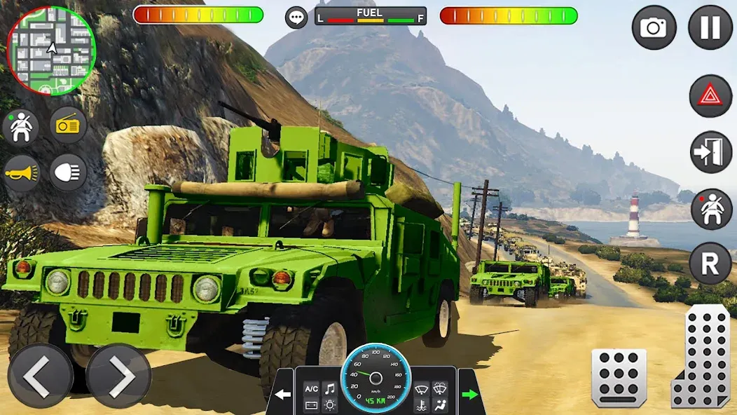 Скачать Army Vehicle Cargo Transport на Android — Много денег — скриншот 3