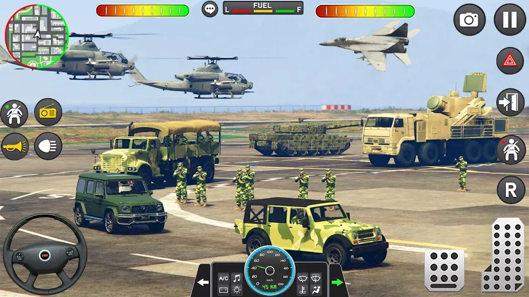 Скачать Army Vehicle Cargo Transport на Android — Много денег — скриншот 4