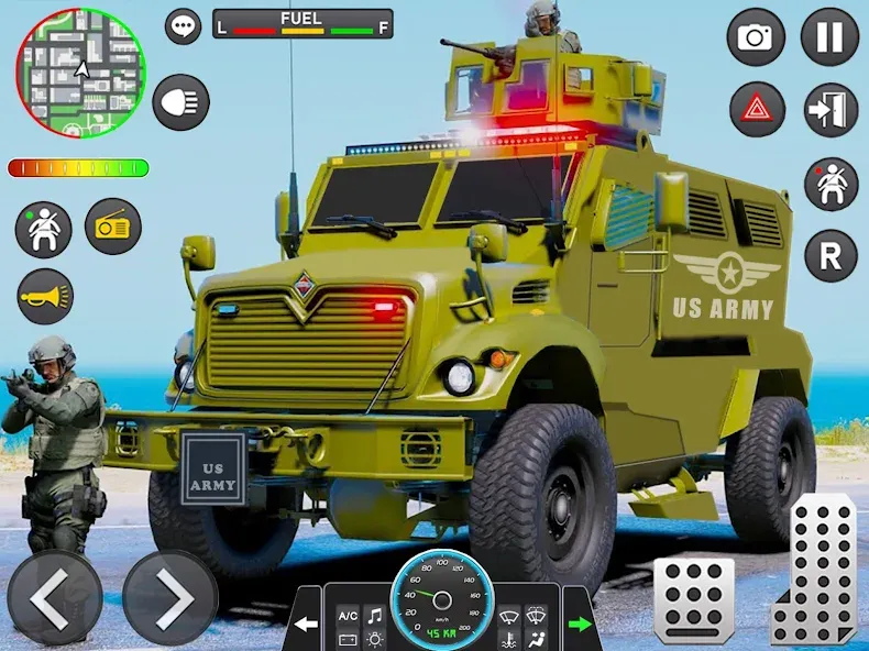 Скачать Army Vehicle Cargo Transport на Android — Много денег — скриншот 5