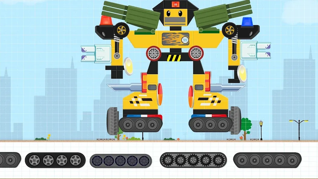 Labo Brick Car 2 Game for Kids MOD APK на Android — Все машины разблокированы — скриншот 5