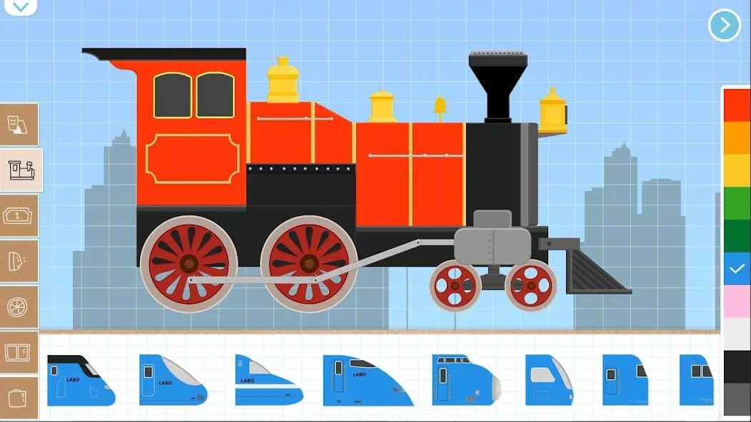 Взлом Labo Brick Train Game For Kids — Все поезда разблокированы — скриншот 5
