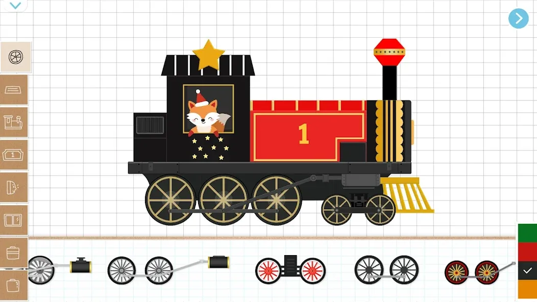 Скачать Christmas Train Game For Kids (Мод: Все поезда открыты) на Андроид — скриншот 3