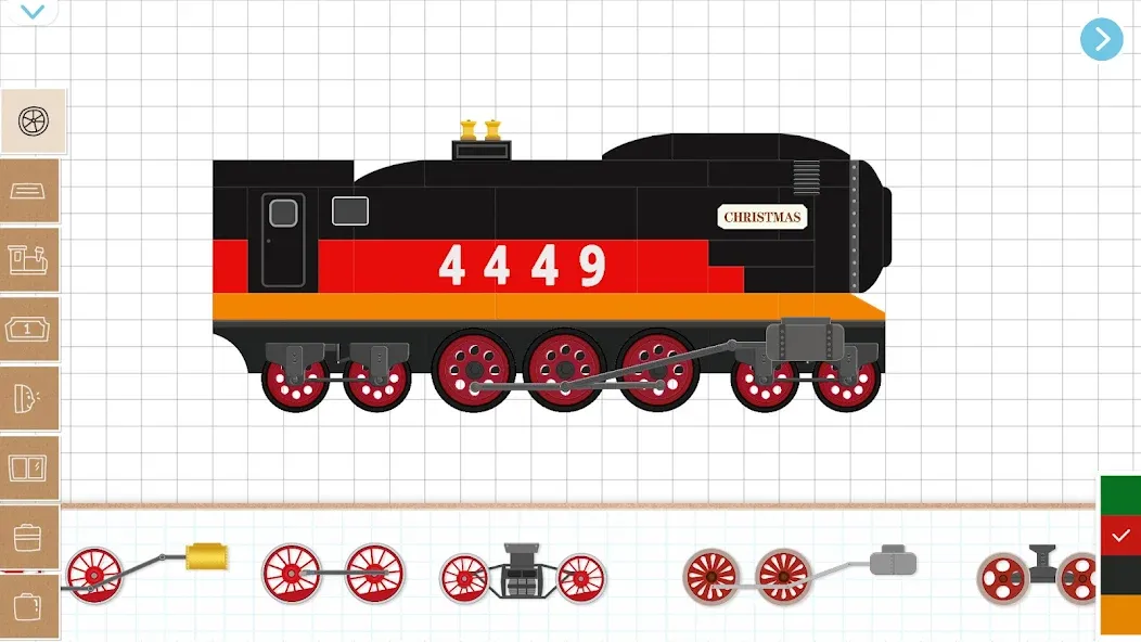 Скачать Christmas Train Game For Kids (Мод: Все поезда открыты) на Андроид — скриншот 4