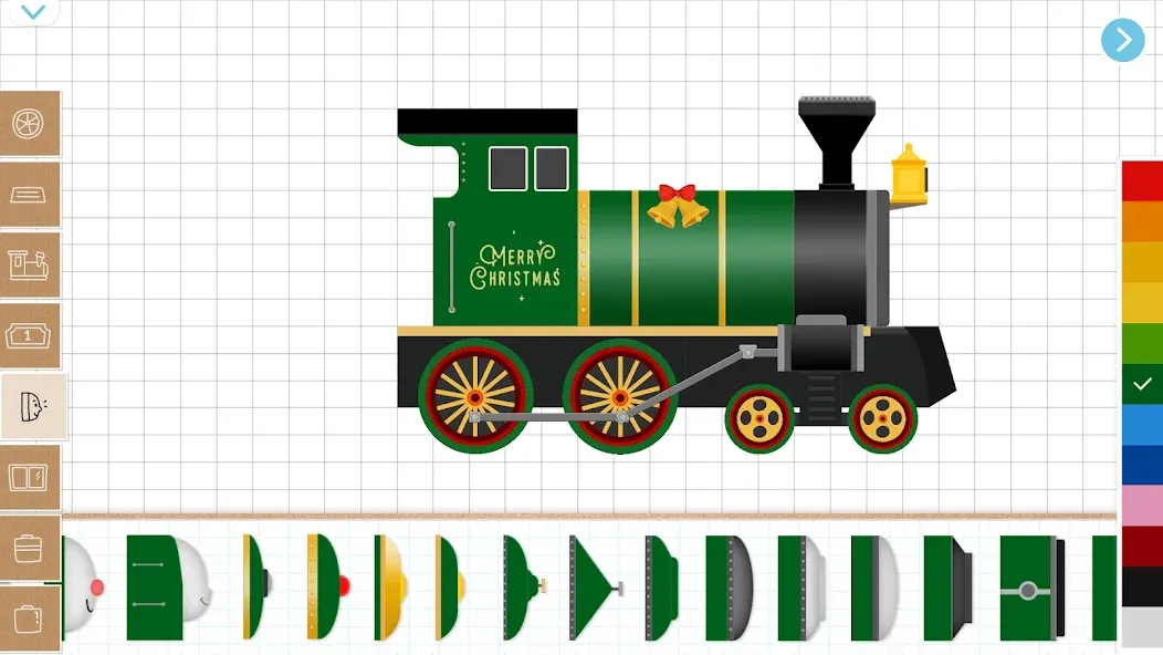 Скачать Christmas Train Game For Kids (Мод: Все поезда открыты) на Андроид — скриншот 5