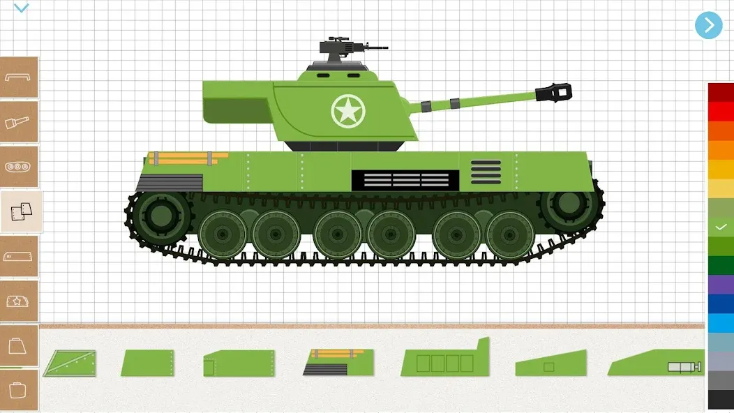 Labo Brick Tank:Kids Game (Мод Все детали открыты) — скриншот 1 Labo Brick Tank:Kids Game (Мод Все детали открыты) — скриншот 1