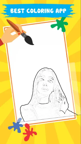 Скачать Lady Diana Coloring Game — Модификация Все цвета разблокированы — скриншот 4