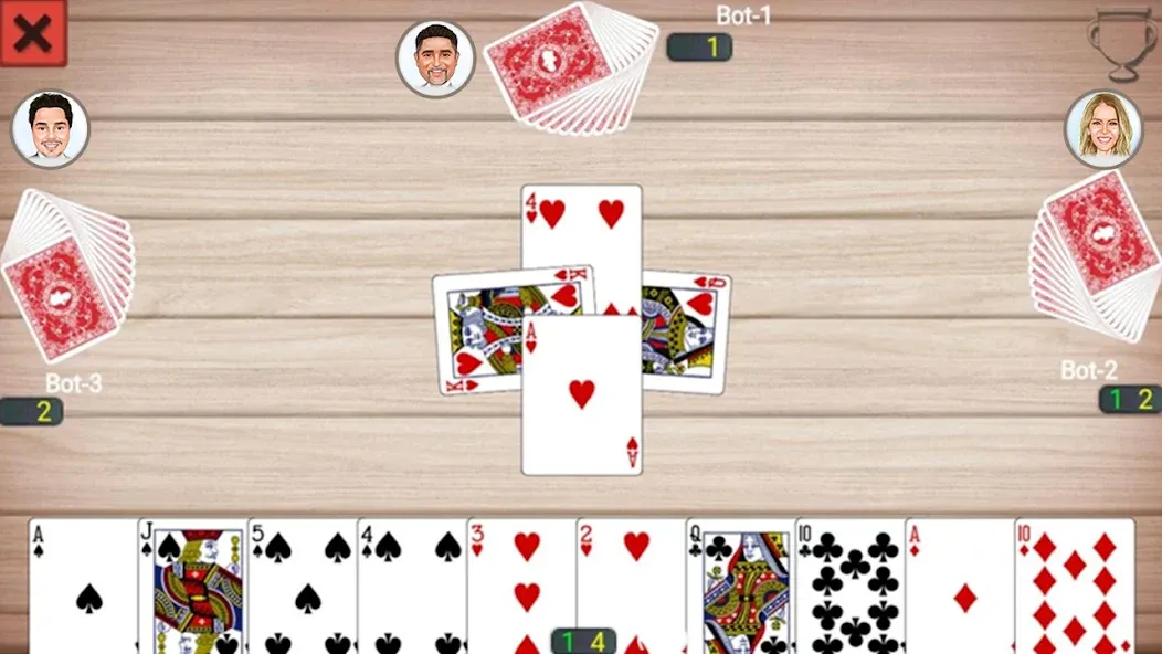 Callbreak Prince: Card Game MOD APK на Android — Бесплатные подсказки — скриншот 2