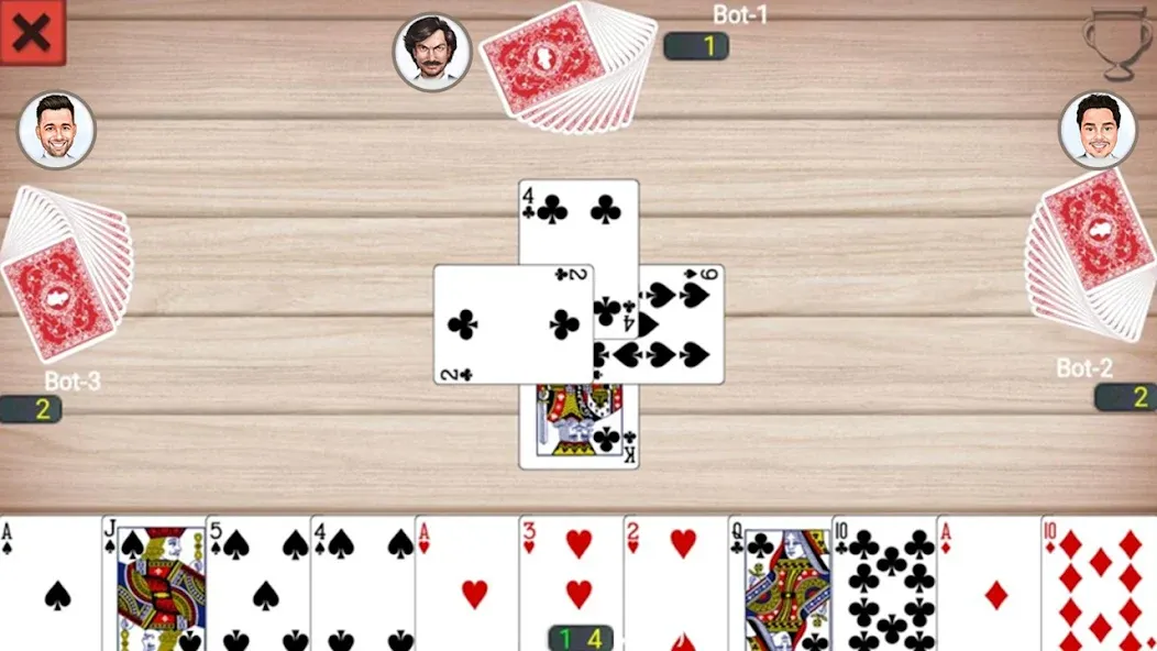 Callbreak Prince: Card Game MOD APK на Android — Бесплатные подсказки — скриншот 3