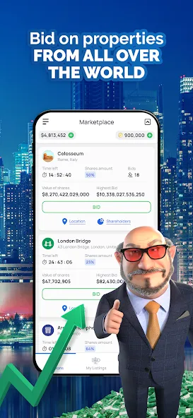 Скачать Landlord - Estate Trading Game — Модификация Много денег — скриншот 5