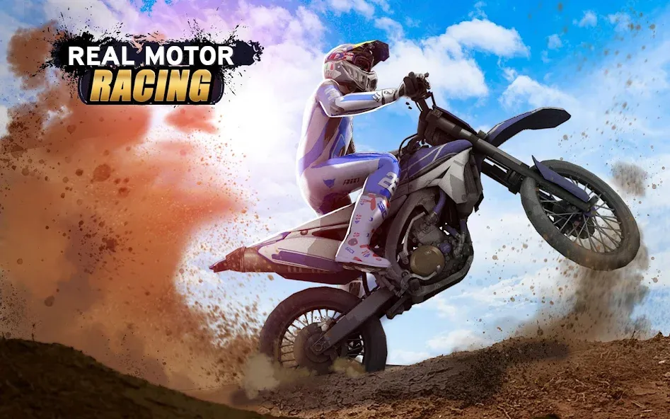 Скачать Real Motor Rider - Bike Racing (Мод: Много денег) на Андроид — скриншот 1