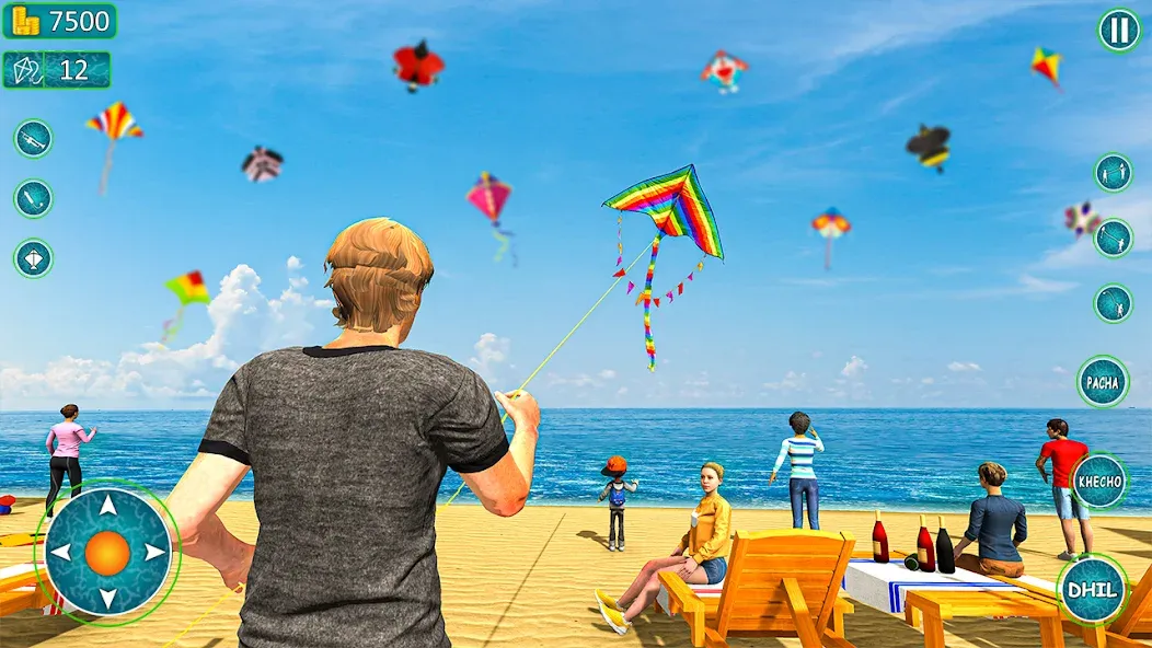 Скачать взлом Kite Basant: Kite Flying Games на Андроид — Много денег — скриншот 1