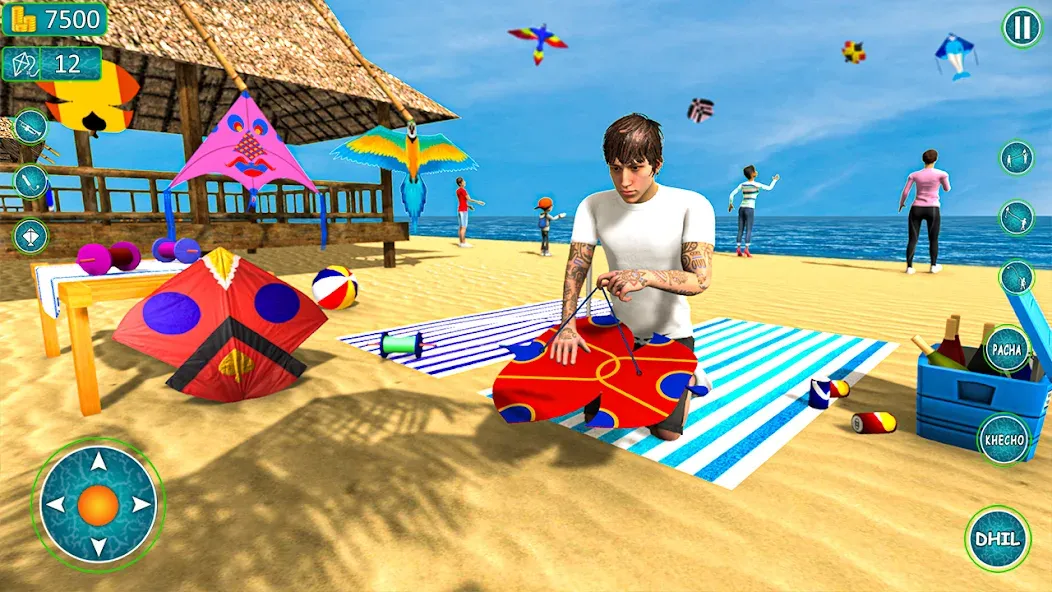 Скачать взлом Kite Basant: Kite Flying Games на Андроид — Много денег — скриншот 2