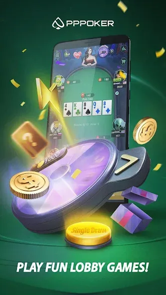 PPPoker-Home Games (Мод Взлом на много фишек и денег) — скриншот 1