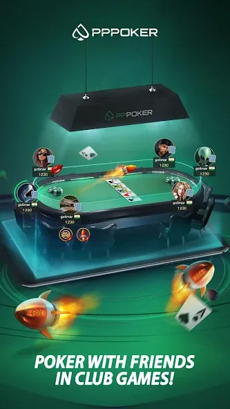 PPPoker-Home Games (Мод Взлом на много фишек и денег) — скриншот 4