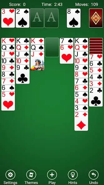 Solitaire — Мод: Много денег — скриншот 1