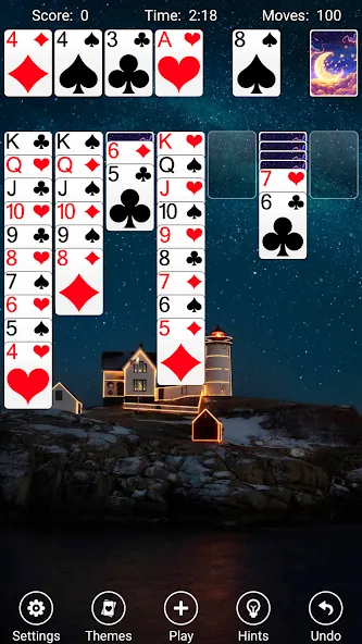 Solitaire — Мод: Много денег — скриншот 2