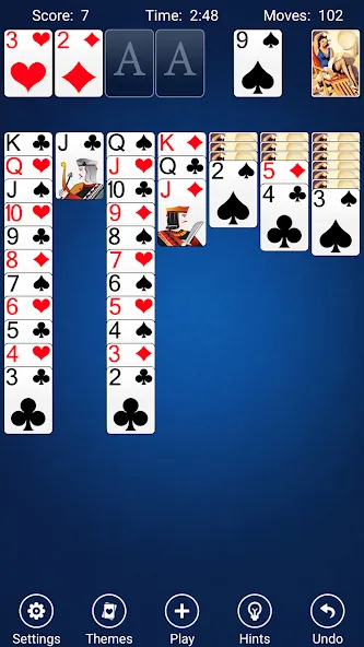 Solitaire — Мод: Много денег — скриншот 3