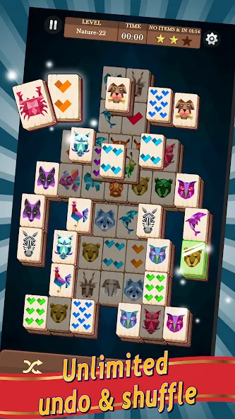 Mahjong (Мод Много денег) — скриншот 2