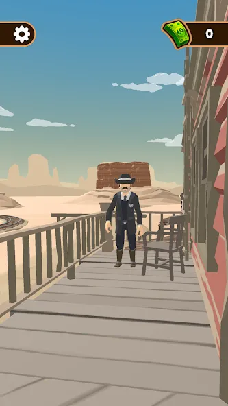 Скачать Western Cowboy: Shooting Game — Много денег — скриншот 1