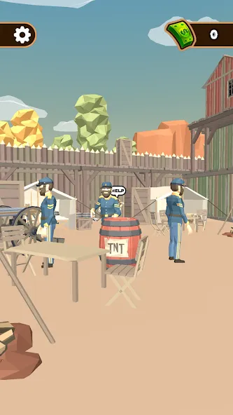 Скачать Western Cowboy: Shooting Game — Много денег — скриншот 3
