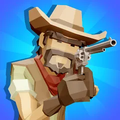 Скачать Western Cowboy: Shooting Game — Много денег
