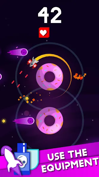Скачать Rocket Spin: Space Survival на Андроид — Много денег и бессмертие — скриншот 3