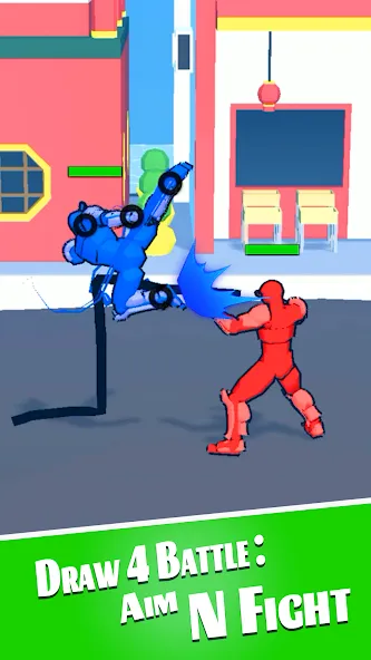Скачать Draw 4 Battle: Aim N Fight на Android — Много денег — скриншот 2