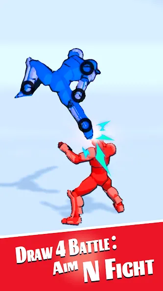 Скачать Draw 4 Battle: Aim N Fight на Android — Много денег — скриншот 3