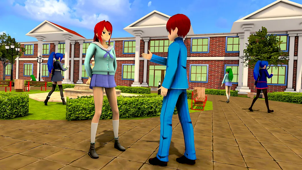 Взлом Anime High School Girl Life 24 — Много денег — скриншот 2 Взлом Anime High School Girl Life 24 — Много денег — скриншот 2