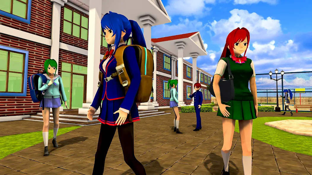 Взлом Anime High School Girl Life 24 — Много денег — скриншот 3 Взлом Anime High School Girl Life 24 — Много денег — скриншот 3