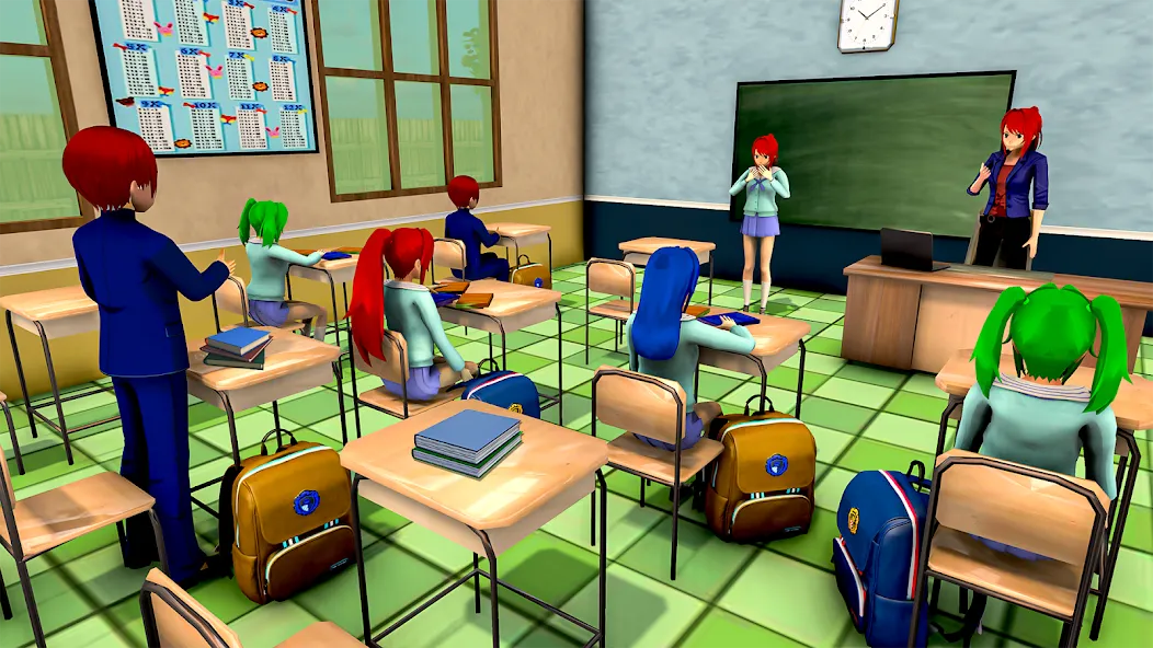 Взлом Anime High School Girl Life 24 — Много денег — скриншот 5