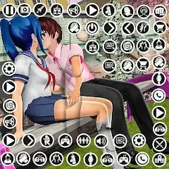Взлом Anime High School Girl Life 24 — Много денег