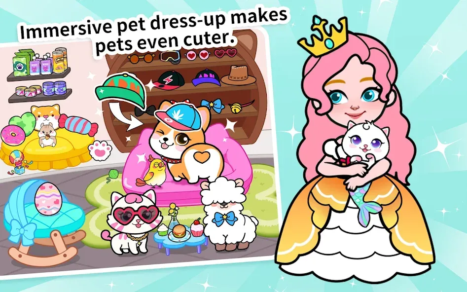 Скачать Paper Princess's Dream Castle на телефон — Все открыто — скриншот 3
