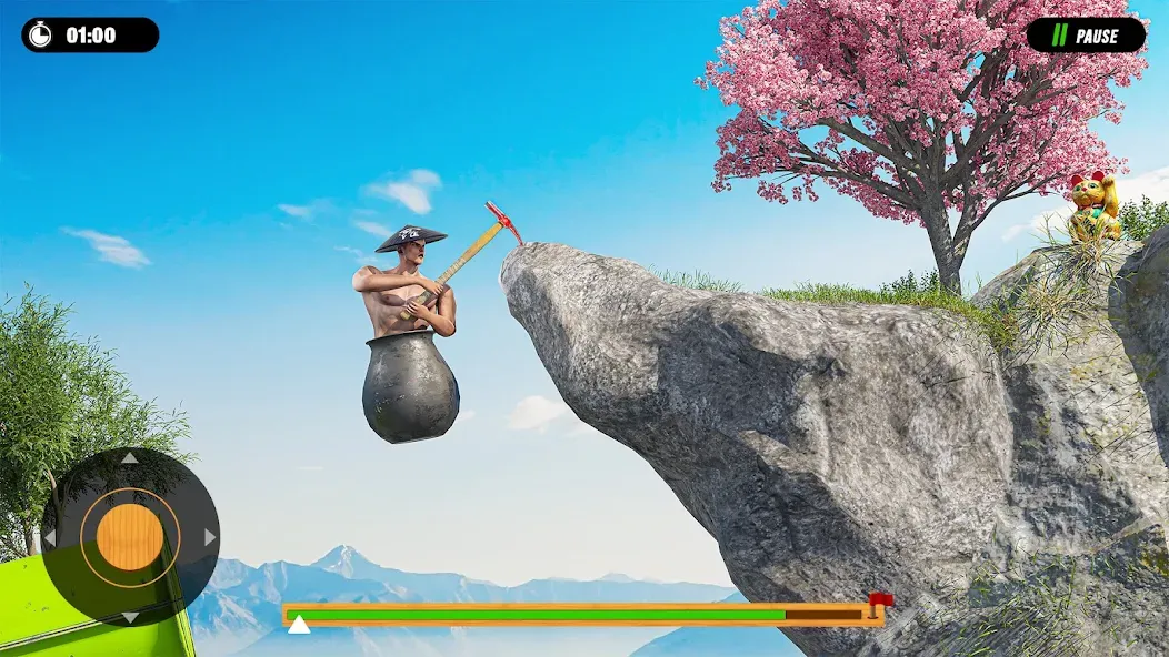 Hammer Climber Man: Pot Man 3D на Андроид — Бесконечные деньги — скриншот 1